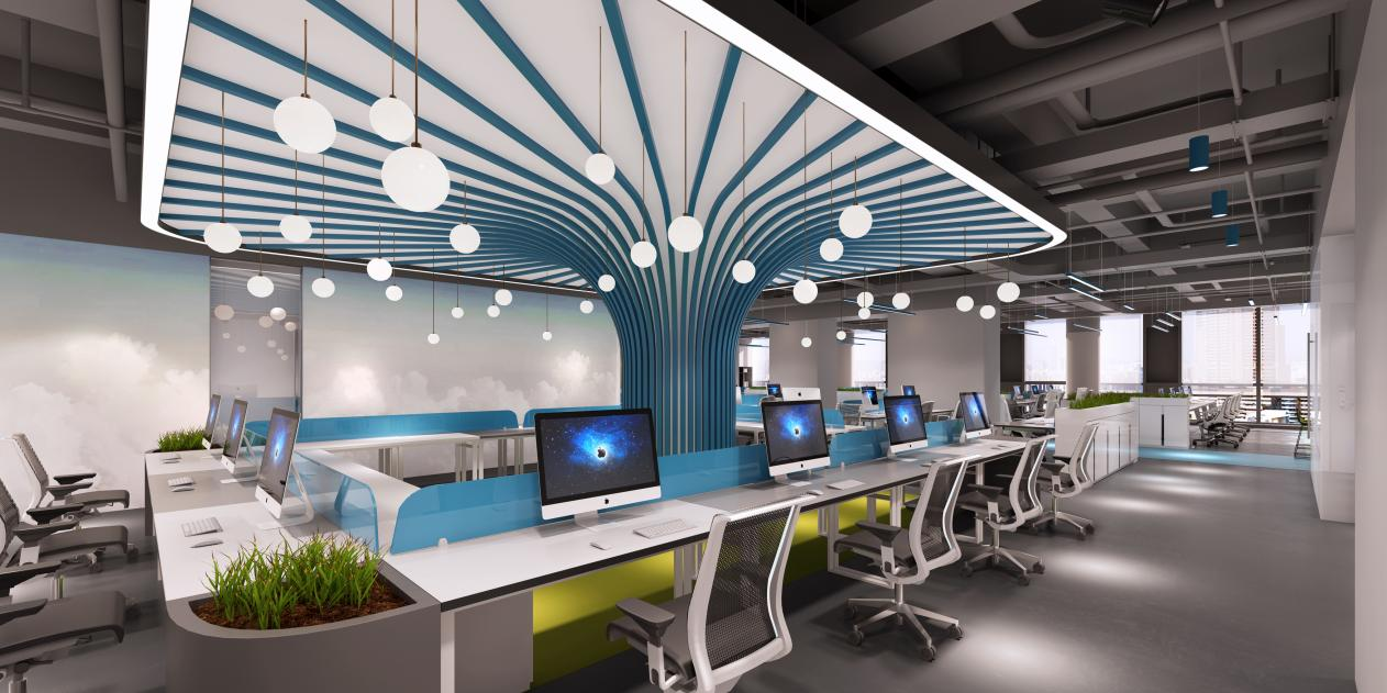 科技风办公室设计公司：塑造未来的工作空间